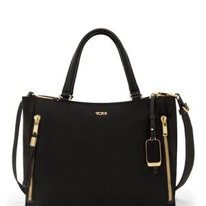 Tumi Voyageur Medium Tote Bag - New with Tags - Black & Gold